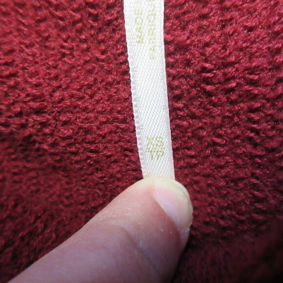 Free People Ottoman Slouchy Sweater Women XS Burgundy Cotton Blend Oversized 614 - Picture 6 of 13